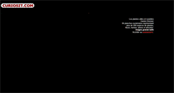 Desktop Screenshot of curiosit.com